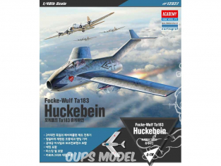 Academy maquette avion 12327 Focke-Wulf Ta183 Huckebein 1/48