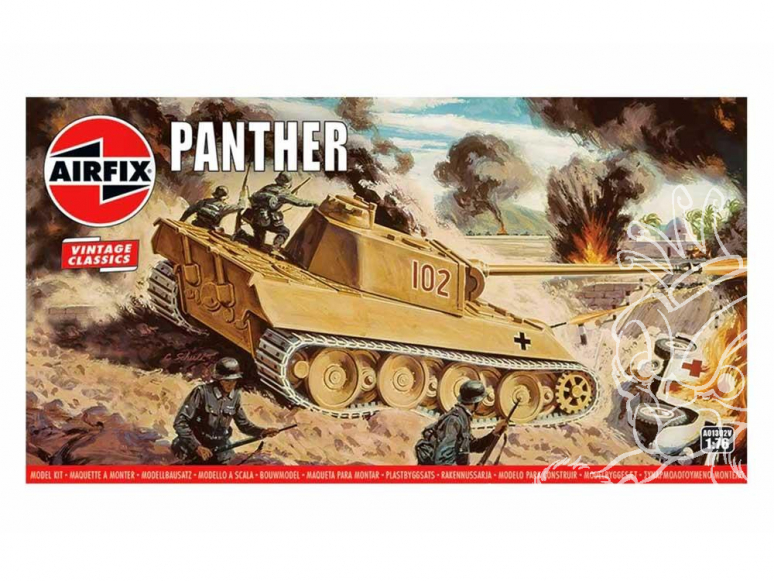 Airfix maquette militaire 01302V Vintage Classics char Panther 1/76