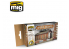 MIG peinture 7177 Set peintures pour Dioramas Urbain 6 x 17ml