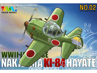 Tiger Model maquette avion Cute TM-102 Nakajima Ki-84 Hayate WWII Japanese Army