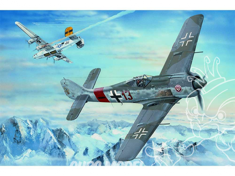 Hobby Boss maquette avion 81803 Chasseur allemand FW190A-8 1/18