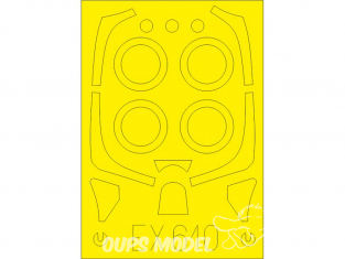 Eduard Express Mask EX610 Spitfire F.Mk.22/24 Airfix 1/48