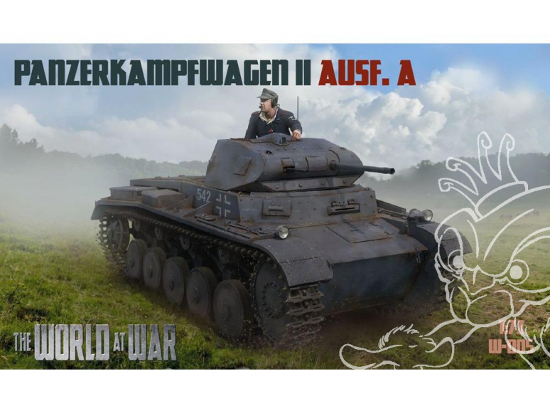 IBG maquette militaire w-005 The World of War Panzerkampfwagen II Ausf.A 1/72