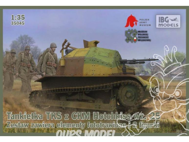 IBG maquette militaire 35045 TKS Tankette polonaise 1/35