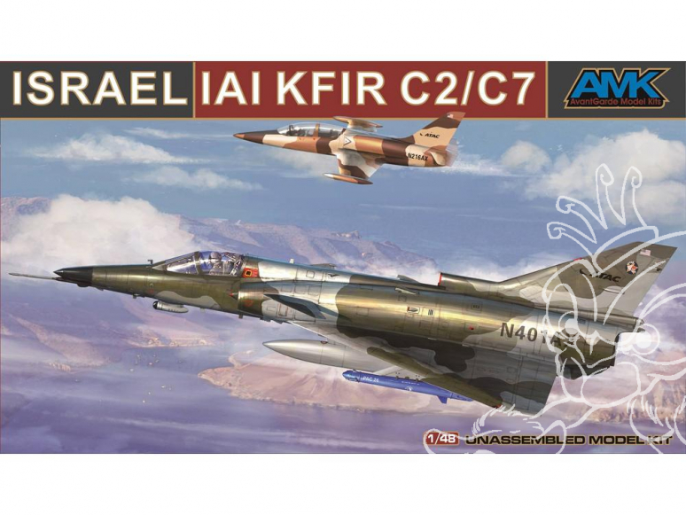 AMK maquette avion 88001-A IAI KFIR C2 / C7 1/48