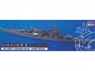 Hasegawa maquette bateau 30018 Marine Japonaise Cruiser lourd Nachi "Super Detail" 1/700