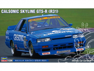 Hasegawa maquette voiture 21127 Calsonic Skyline GTS-R (R31) 1/24