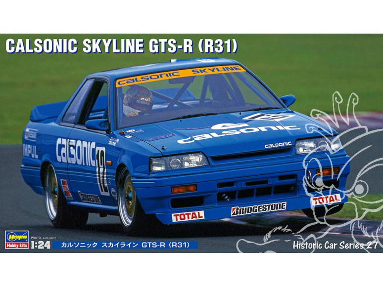 Hasegawa maquette voiture 21127 Calsonic Skyline GTS-R (R31) 1/24