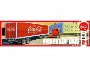 AMT maquette camion 1109 Fruehauf Beaded Van Semi Trailer (Coca-Cola) Semi Remorque tracteur non inclus 1/25