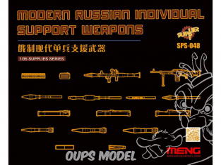 Meng maquettes militaire SPS-048 armes de support individuelles russes modernes 1/35