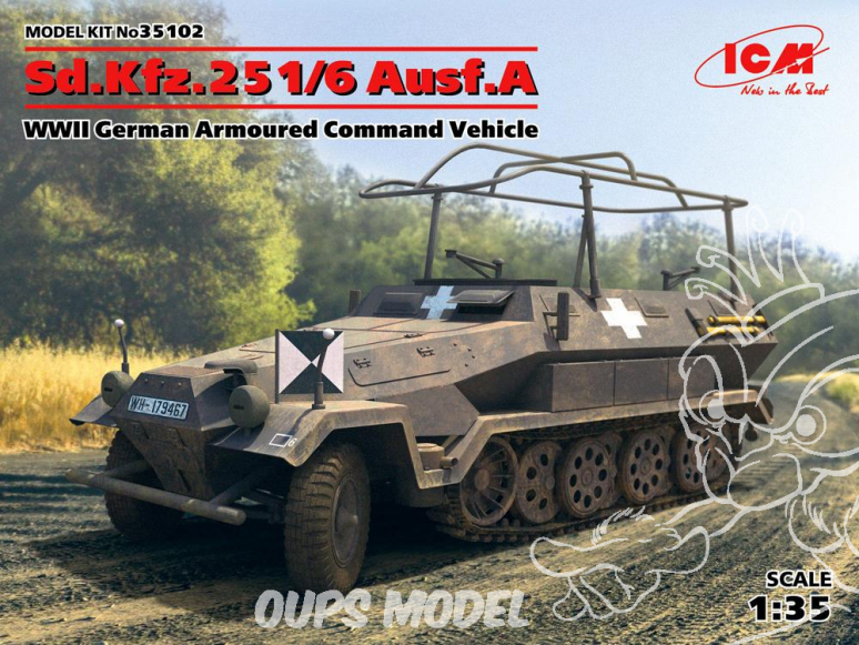 Icm maquette militaire 35102 Sd.Kfz.251/6 Ausf.A WWII 1/35