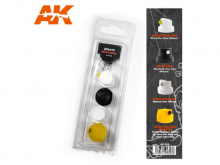 Ak interactive AK1028 Diffuseurs bombes aérosols Set 1