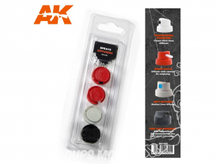 Ak interactive AK1029 Diffuseurs bombes aérosols Set 2