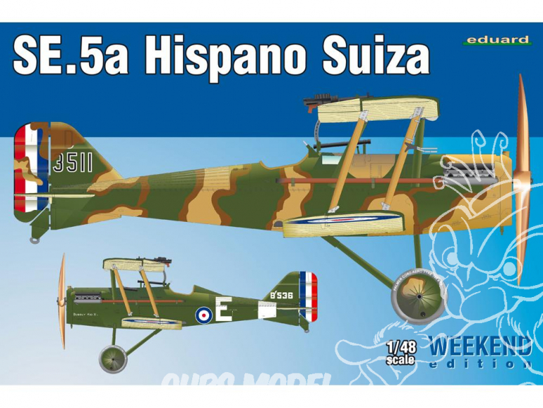 EDUARD maquette avion 8453 SE.5a Hispano Suiza WeekEnd Edition 1/48