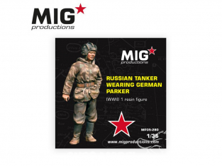 MIG Productions by AK MP35-280 Tankiste Russe portant une Parka Allemande 1/35