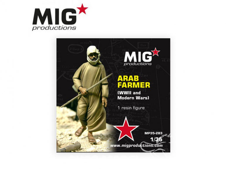 MIG Productions by AK MP35-283 Fermier Arabe WWII et Guerres modernes 1/35