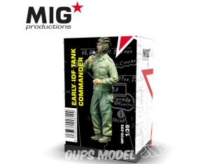 MIG Productions by AK MP35-295 Commandant de Char IDF Early 1/35
