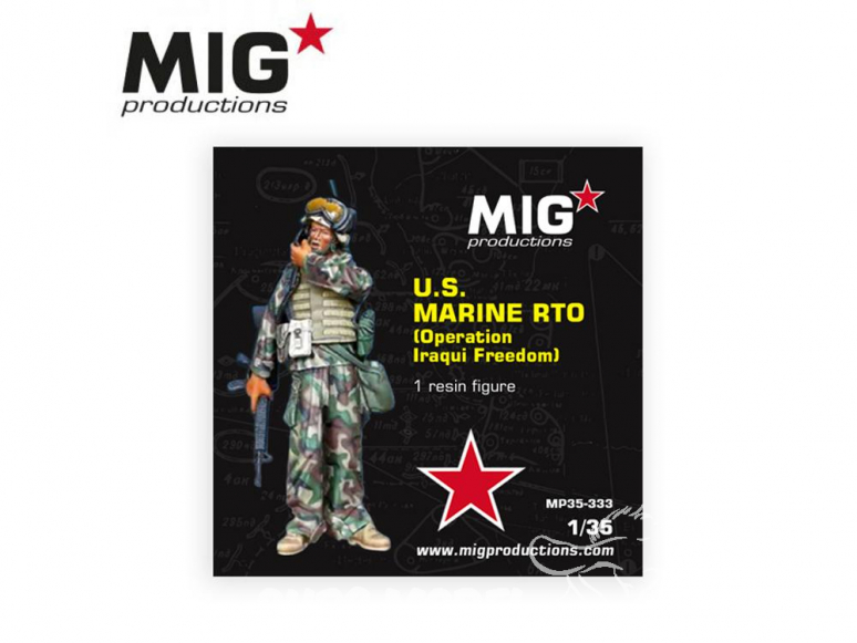 MIG Productions by AK MP35-333 U.S. Marine RTO (Operation Iraqi Freedom) 1/35