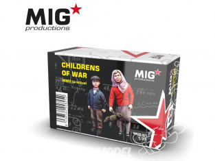 MIG Productions by AK MP35-401 Enfants de la Guerre (WWII à Aujourd'hui) 1/35