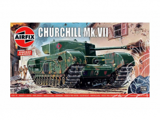 Airfix maquette militaire A01304V Classics Vintage char Churchill Mk.VII 1/76