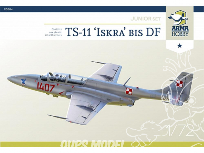 Arma Hobby maquette avion 70004 TS-11 "ISKRA" BIS DF Junior Set 1/72