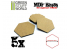 Green Stuff 368563 Socles HEXAGONALE 50 mm en MDF bois