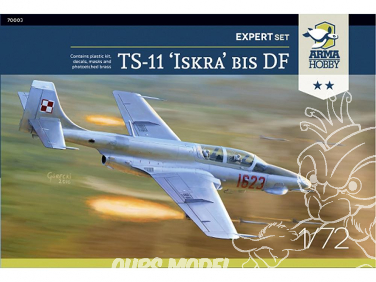 Arma Hobby maquette avion 70003 TS-11 "ISKRA" BIS DF Expert Set 1/72