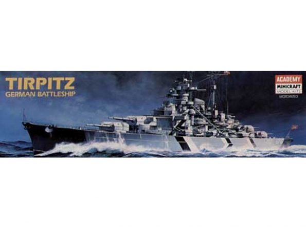 Academy maquette bateau 1438 Tirpitz 1.800