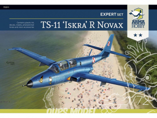 Arma Hobby maquette avion 70011 TS-11 "ISKRA" R Novax Expert Set 1/72