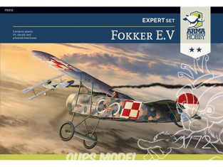 Arma Hobby maquette avion 70012 Fokker E.V Expert Set 1/72