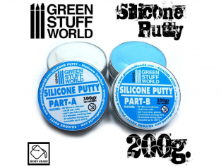 Green Stuff 367832 Mastic de Silicone Bleu 200gr
