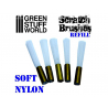 Green Stuff 500134 Remplacement Stylo gratte-brosse – Nylon doux