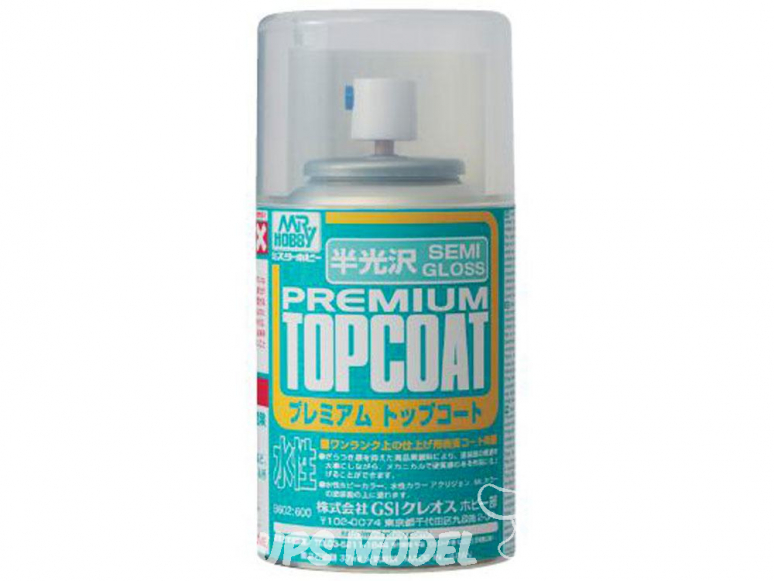 Mr Hobby peinture maquette b602 Bombe Mr.PREMIUM TOP vernis satiné Acrylique