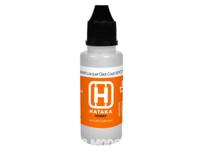 Hataka Hobby peinture maquette Orange Line XP07-17 Vernis mat laque 17ml