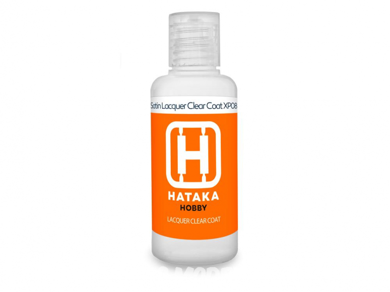 Hataka Hobby peinture maquette Orange Line XP08-60 Vernis satiné laque 60ml