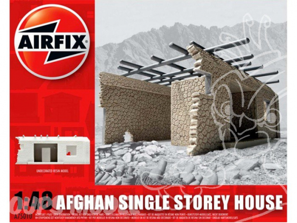 Airfix maquette militaire 75010 Maison Afghane en ruine 1/48