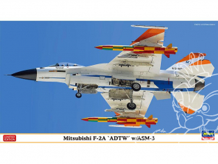 Hasegawa maquette avion 02274 Mitsubishi F-2A "Équipe expérimentale de développement de vol" avec ASM-3 1/48