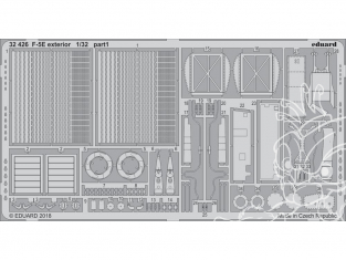 Eduard photodécoupe avion 32426 Exterieur F-5E Kitty Hawk 1/32