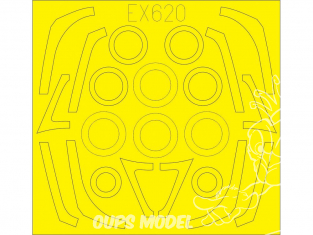 Eduard Express Mask EX620 TFace F-16C/N Tamiya 1/48