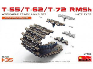 Mini Art maquette accessoires militaire 37052 RMSh maillons de chenilles utilisables pour T-55 / T-62 / T-72 Late Type 1/35