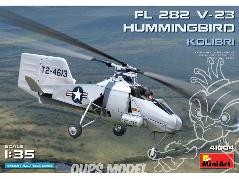 Mini Art maquette helicoptére 41004 Fl 282 V-23 HUMMINGBIRD (KOLIBRI) 1/35