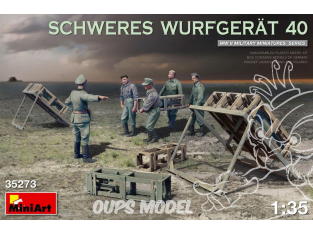Mini Art maquette militaire 35273 Schweres Wurfgerät 40 avec 5 figurines 1/35