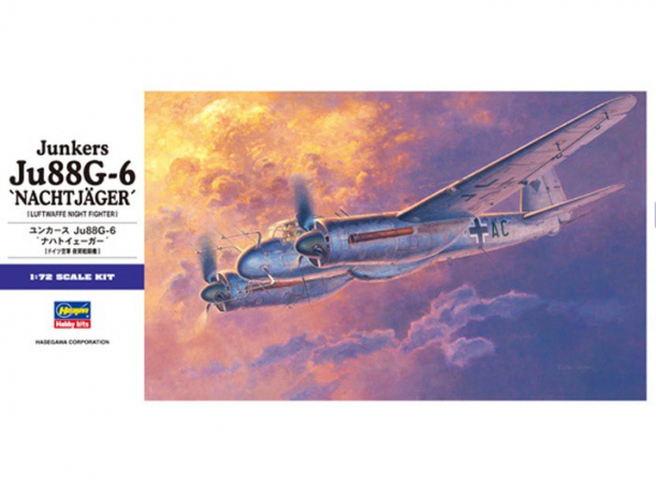 HASEGAWA maquette avion 01562 JUNKERS Ju88G-6 NachtJäger 1/72