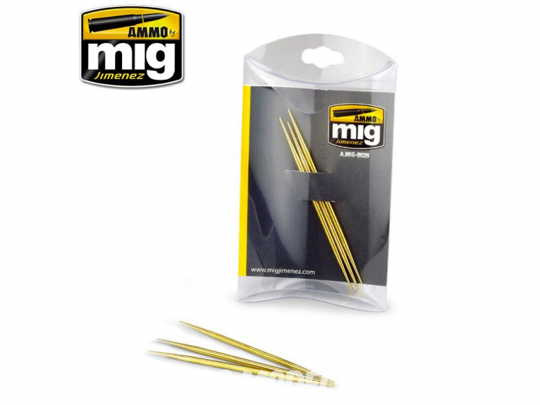 Mig Jimenez accessoire peinture 8026 Cure-Dents en Laiton