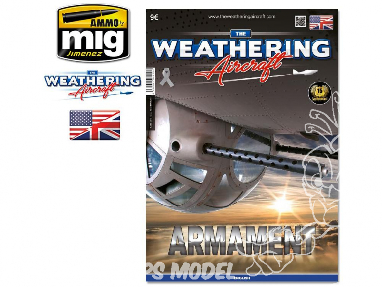 MIG Weathering Aircraft 5210 Numero 10 Armement en Anglais