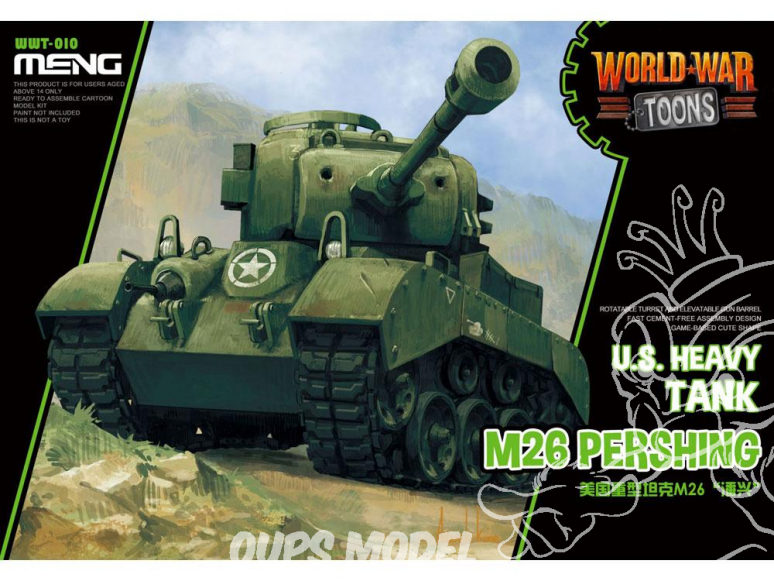 Meng maquette militaire WWT-010 Voici le plus puissant char alliée Cartoon