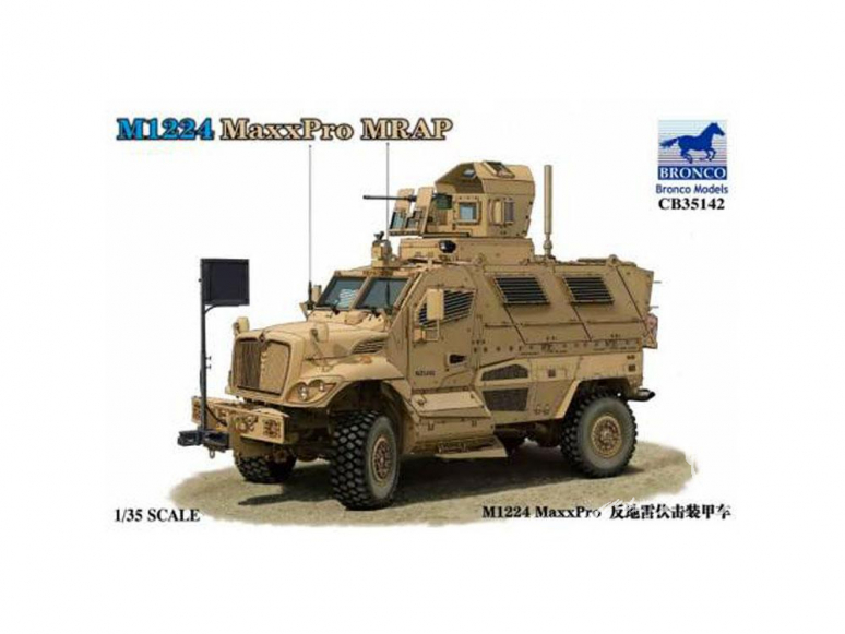 Bronco maquette militaire CB35142 US M1224 MAXXPRO MRAP 2015 (intérieur entièrement détaillé) 1/35