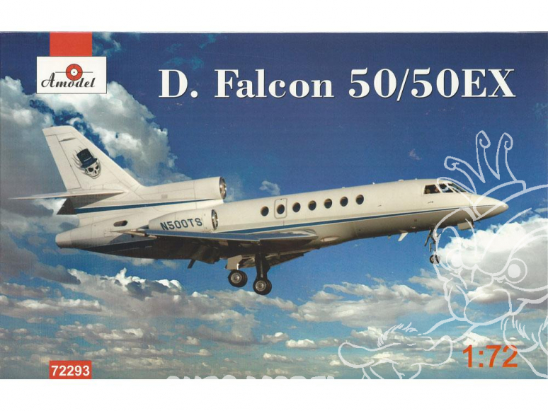 Amodel maquettes avion 72293 DASSAULT FALCON 50 /50EX 1/72