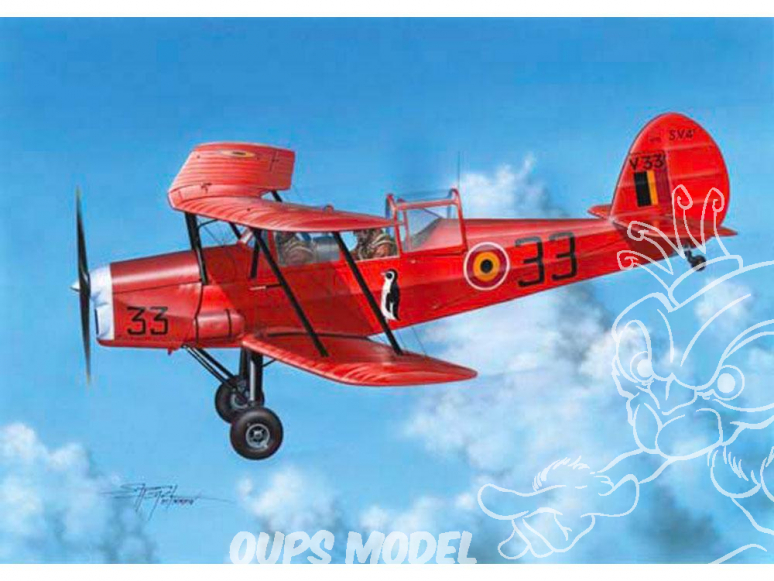 Frrom maquettes avions 0024 Stampe S.V.4b Belgium 1/72