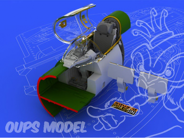 Eduard kit d&39amelioration brassin 648050 Interieur de MiG-21 BIS 1/48